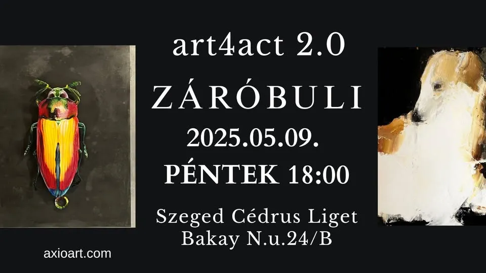 art4act Jótékonysági Festményárverés Záróbuli-MŰVÉSZEK ÉS LICITÁLÓK